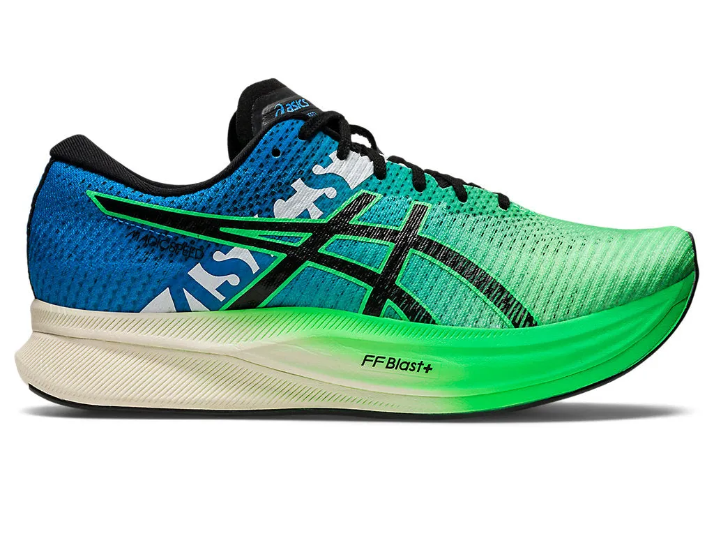Men's Asics Magic Speed 2 EKIDEN, New Leaf/Black, 9.5 D Medium