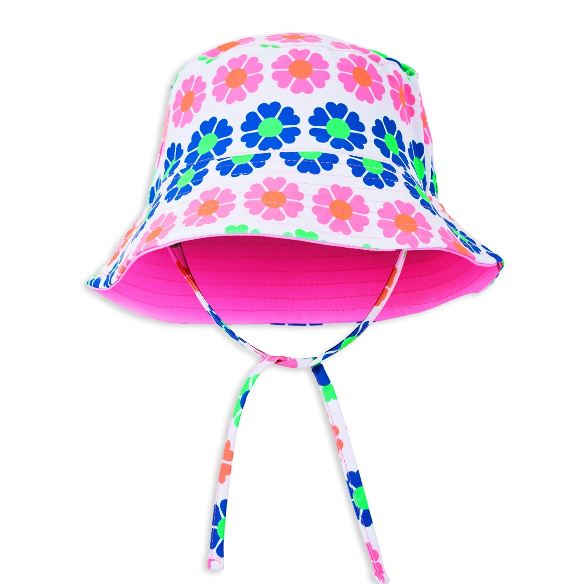 Milky Neon Fun Swim Hat