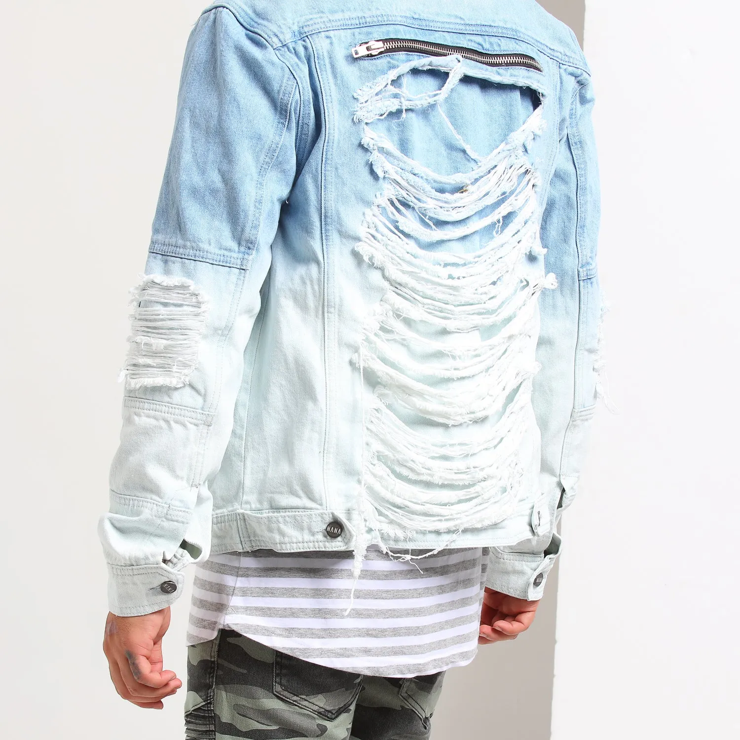 Nana Judy Sawyer Denim Jacket Indigo/Bleach