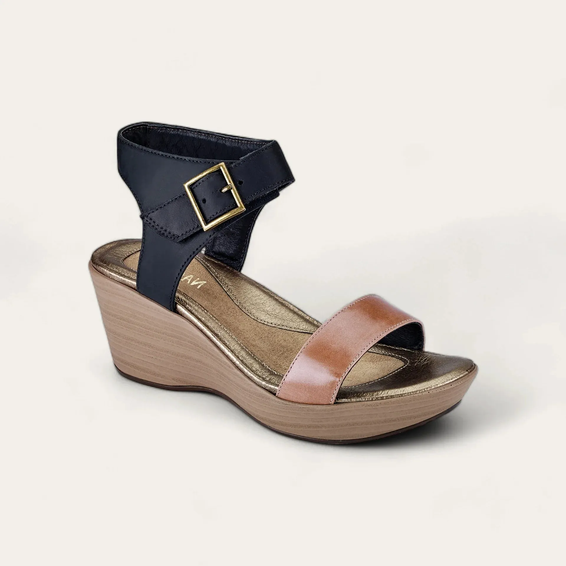 NAOT - CAPRICE - SIZE 36 - ARIZONA TAN/OILY COAL NUBUCK