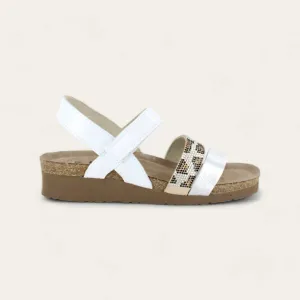 NAOT - KRISTA - SIZE 38 - WHITE CHEETAH