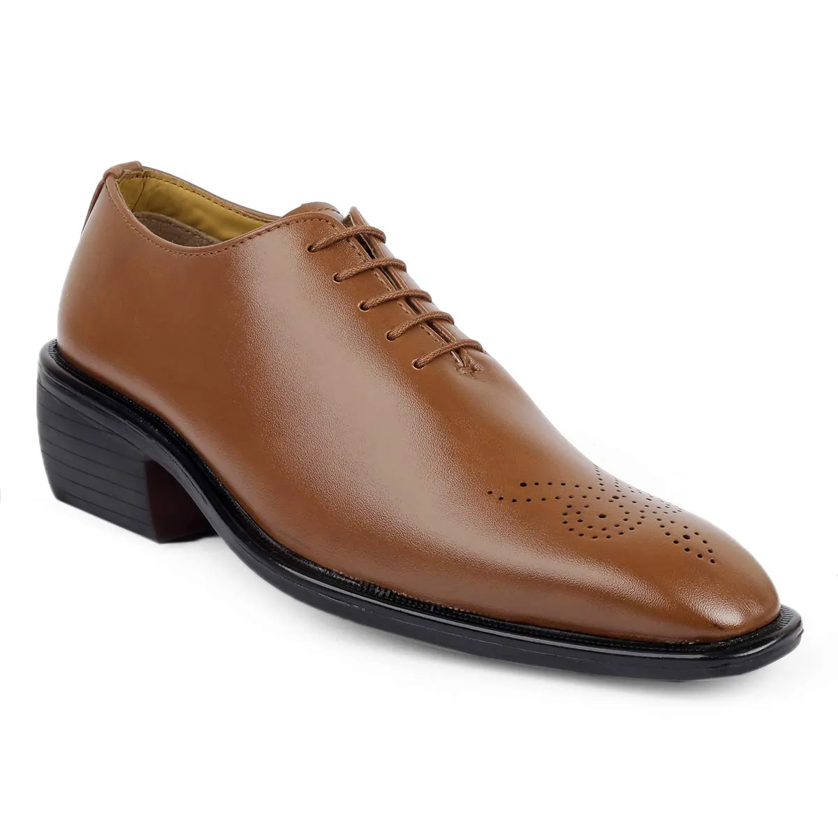 New Arrival Tan Height Increasing Casual, Formal And Party Wear Shoes-JonasParamount