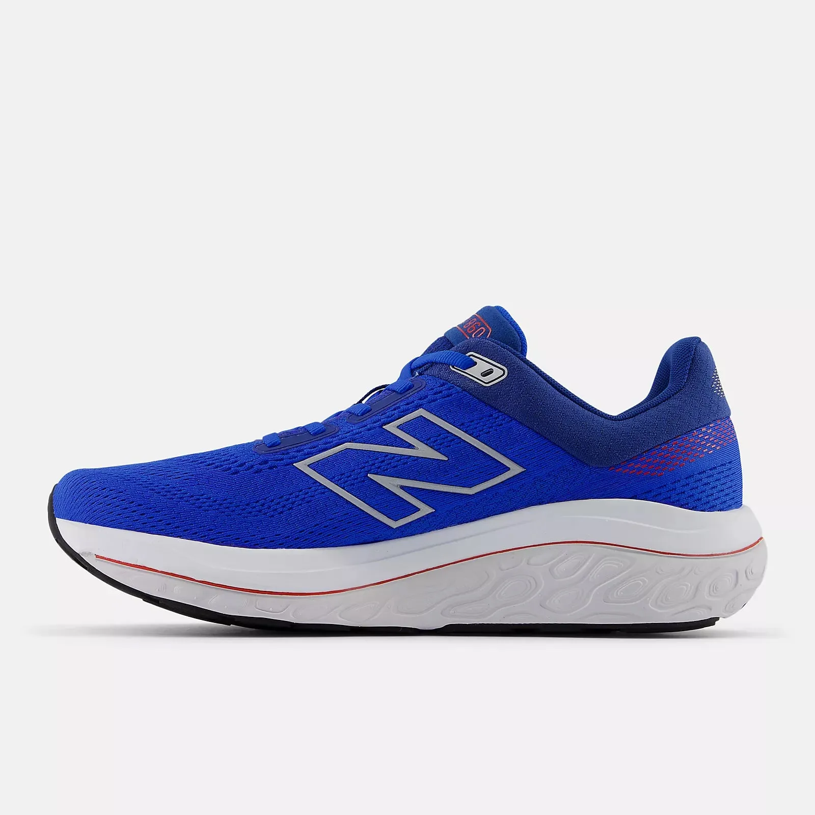 New Balance Men's 860v14 Running Shoes Blue Oasis / White / True Red