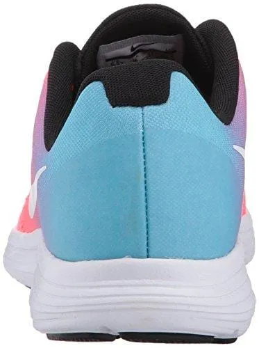 NIKE Girls' Revolution 3 Running Shoe (GS), Chlorine Blue/White/Racer Pink/Black, 7 M US Big Kid