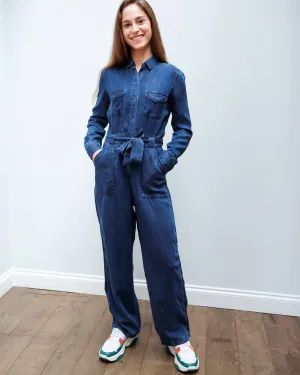 R Kenley jumpsuit in dark vintage
