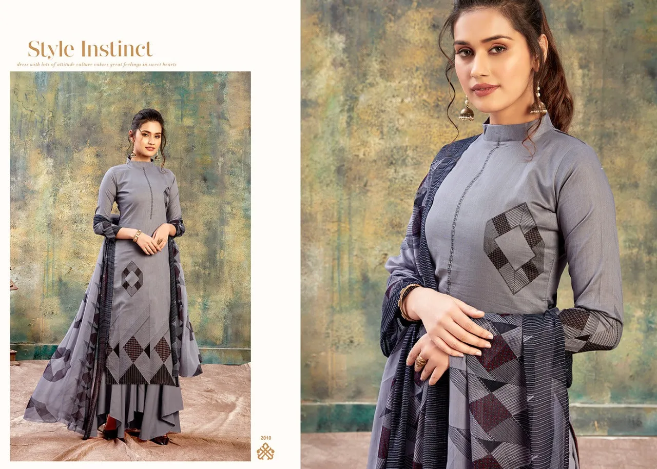 Radhika Fashion Presents Izna Lawn Cotton Casual Wear Salwar Kameez