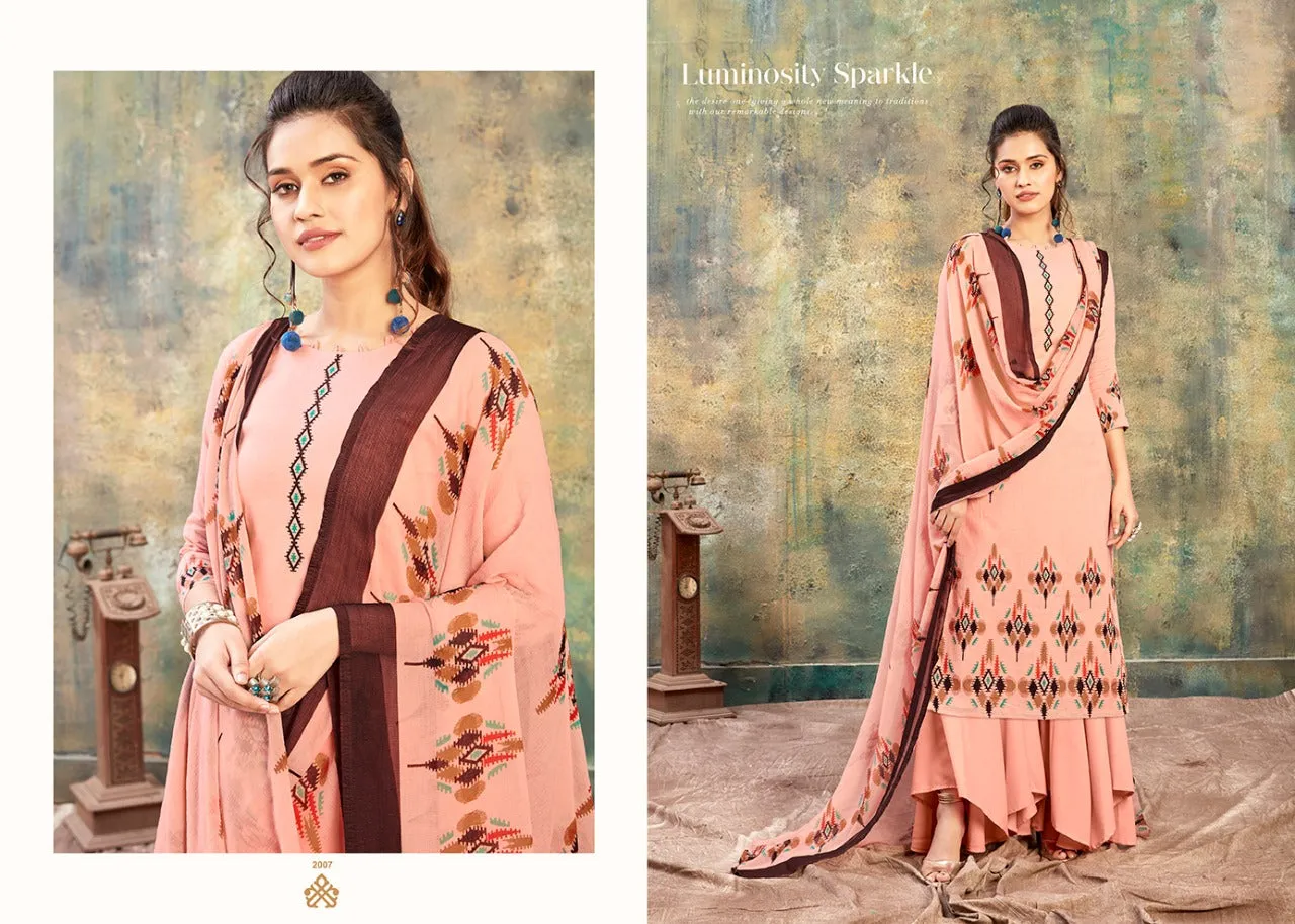 Radhika Fashion Presents Izna Lawn Cotton Casual Wear Salwar Kameez