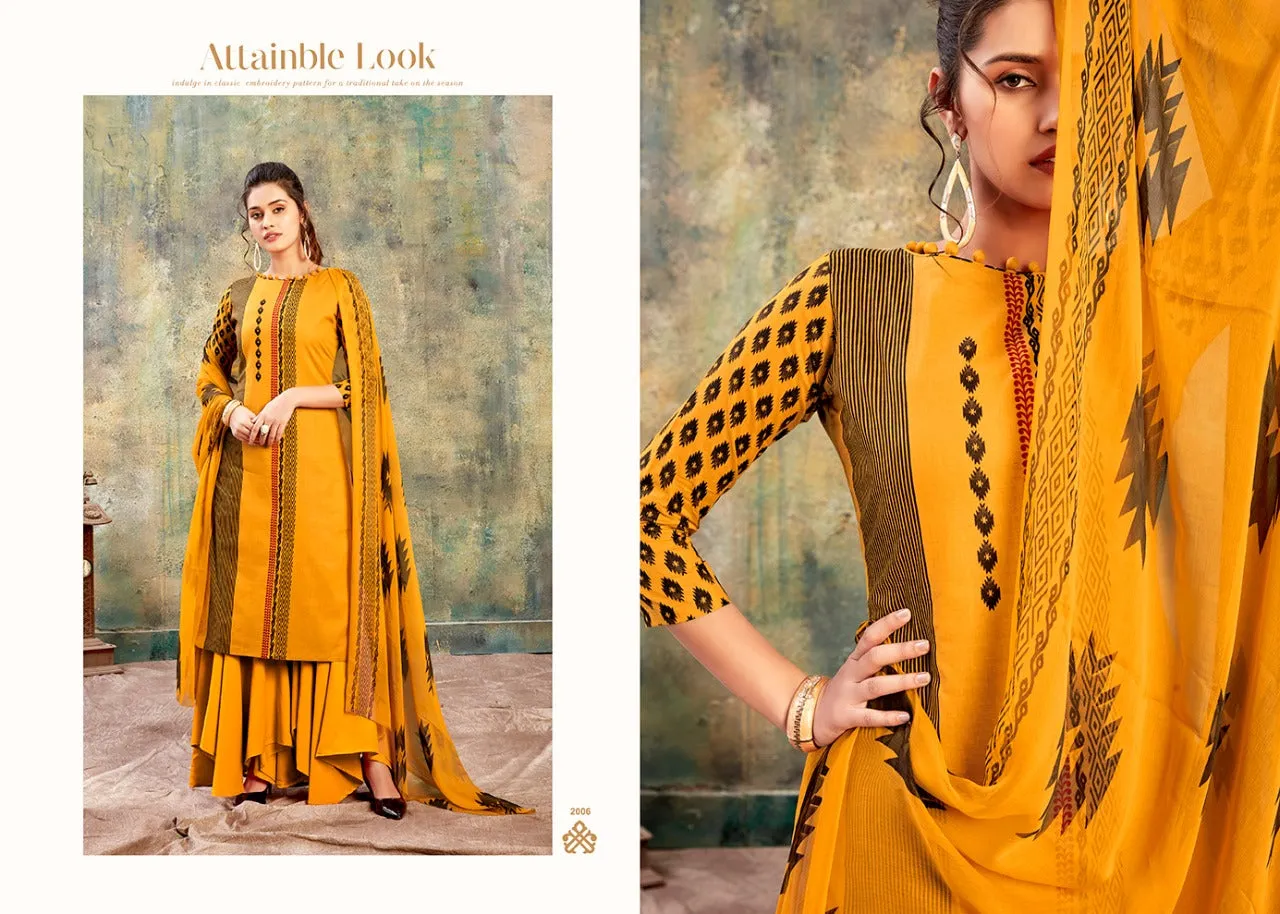 Radhika Fashion Presents Izna Lawn Cotton Casual Wear Salwar Kameez