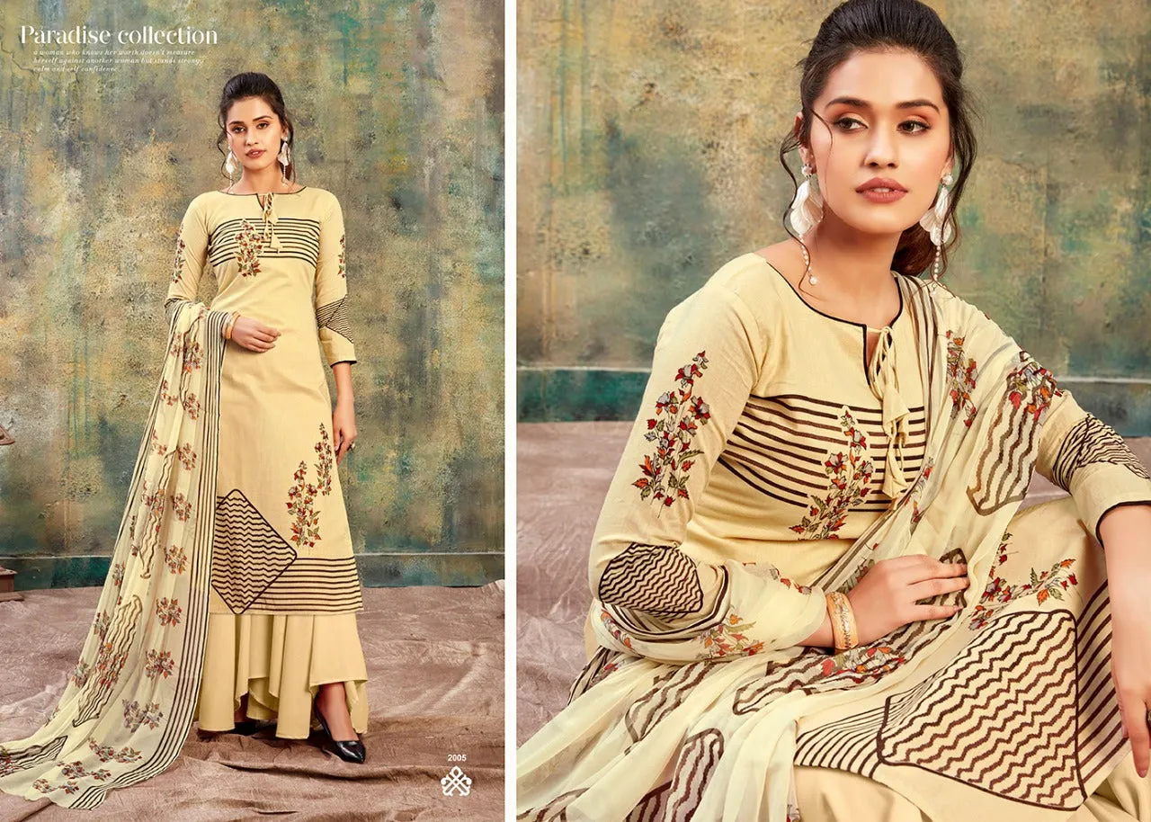 Radhika Fashion Presents Izna Lawn Cotton Casual Wear Salwar Kameez