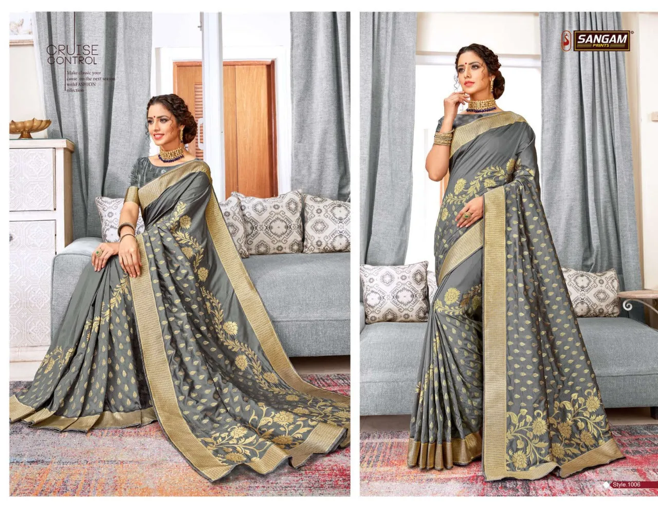 Sangam Print Presents Khyati Silk Cambric Cotton Casual Wear Sarees