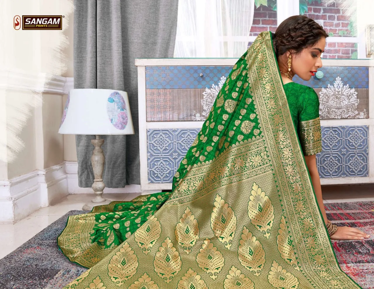 Sangam Print Presents Khyati Silk Cambric Cotton Casual Wear Sarees