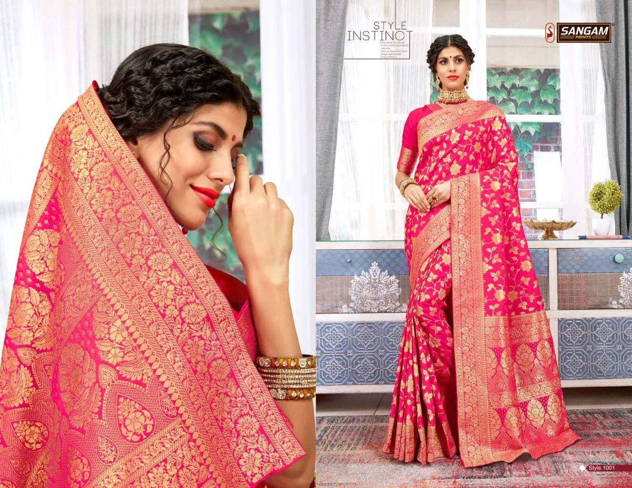 Sangam Print Presents Khyati Silk Cambric Cotton Casual Wear Sarees