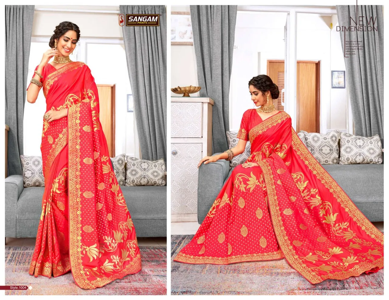 Sangam Print Presents Khyati Silk Cambric Cotton Casual Wear Sarees