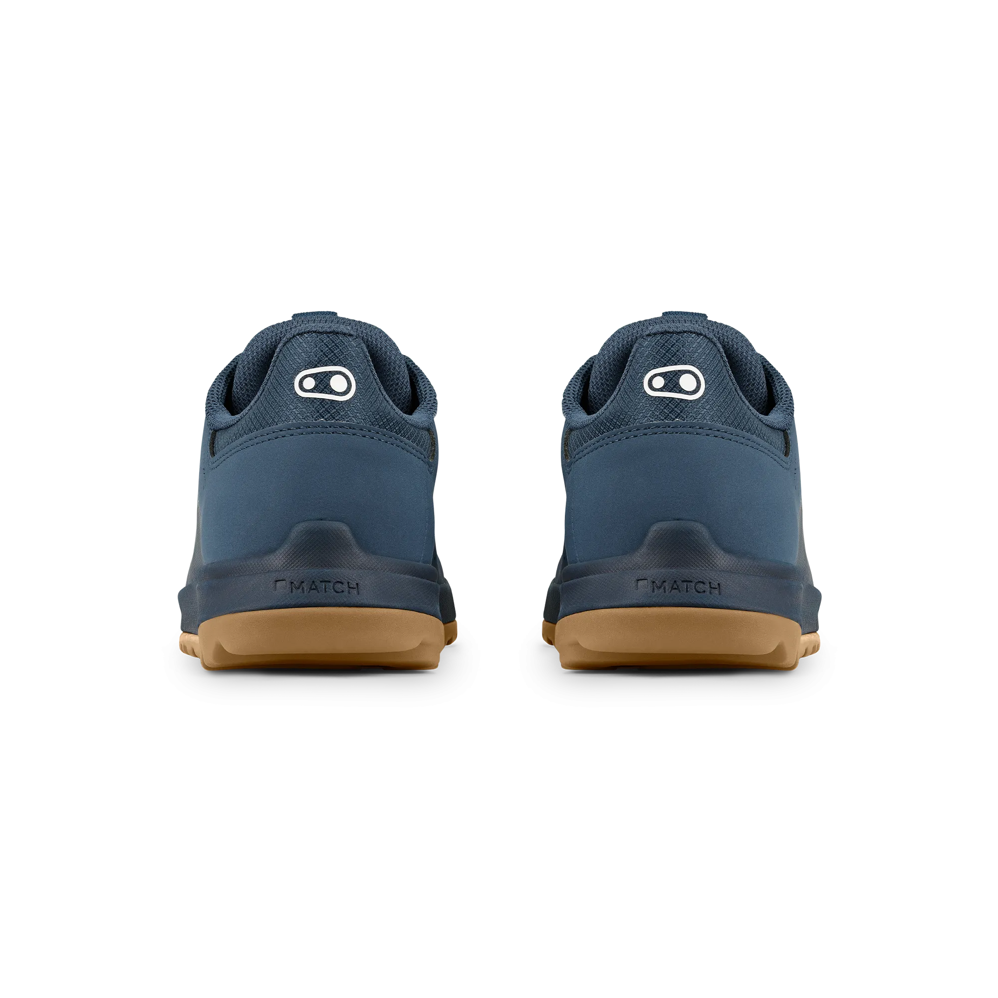 Stamp Trail Lace Flat Shoes - Navy/Gum