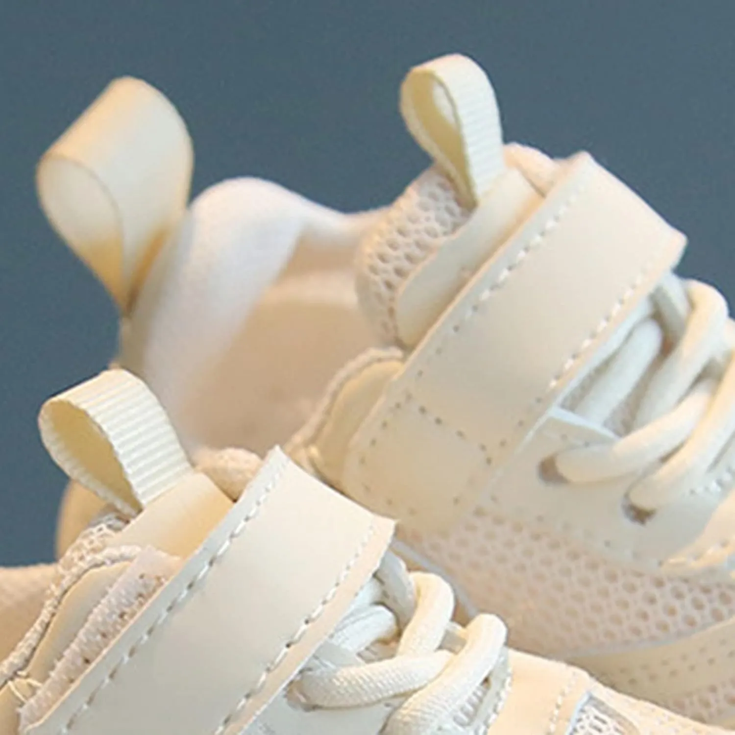 Toddler Girls Sneakers New Solid Color Double Mesh Breathable Non Slip Children's No Heels Sport Shoes Breathable Sneakers
