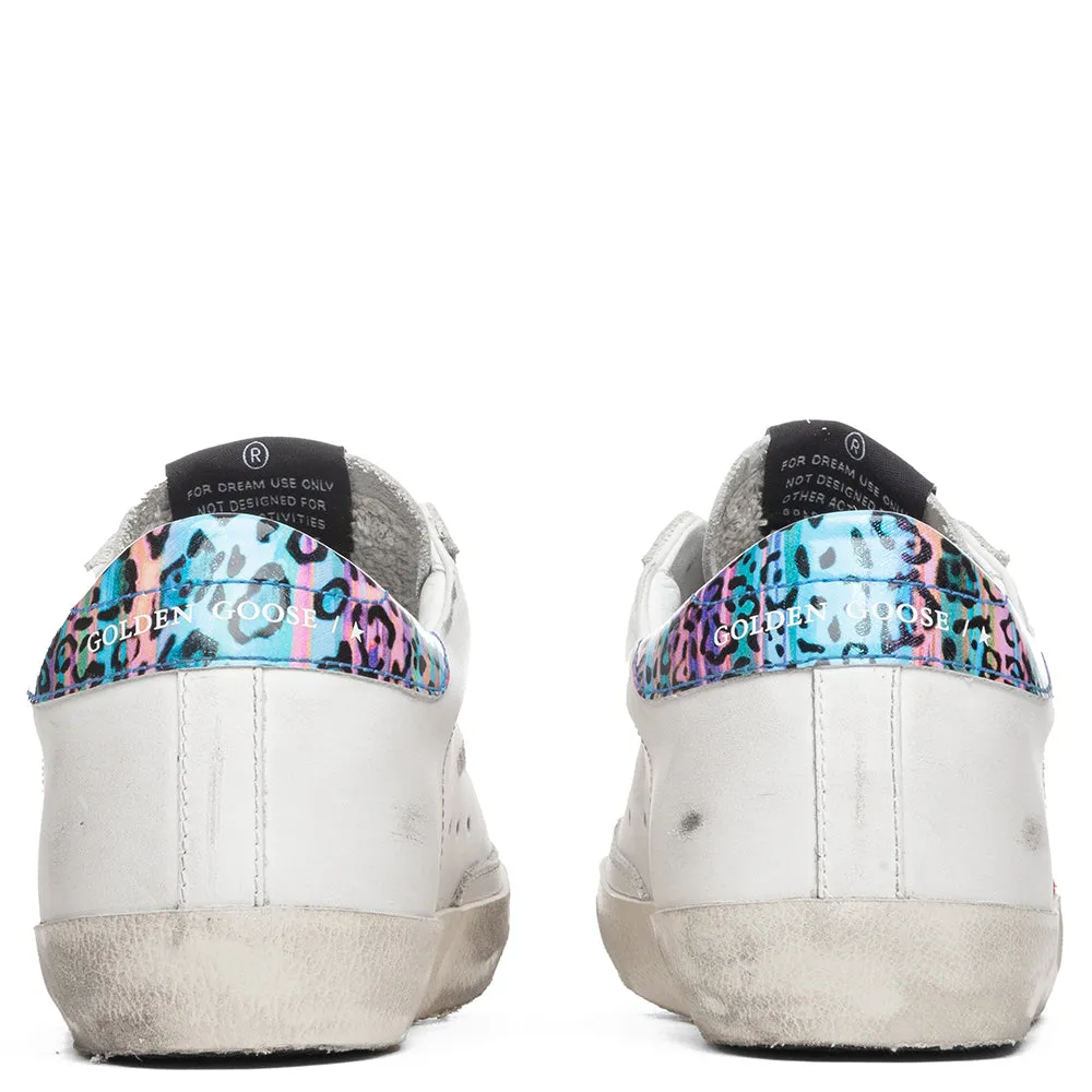 Women's Super-Star Sneakers - Milk/Fuchsia Fluorescent