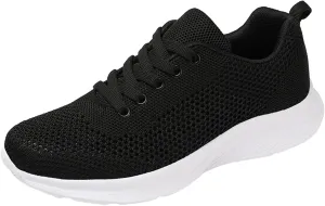 Women's Walking Shoes Lightweight Tennis Fashion Sneakers Lace Up Tennis Shoes Men Jogging Slip On Shoes Casual Walking Sneakers Platform Tennis Shoe Trainers Shoe