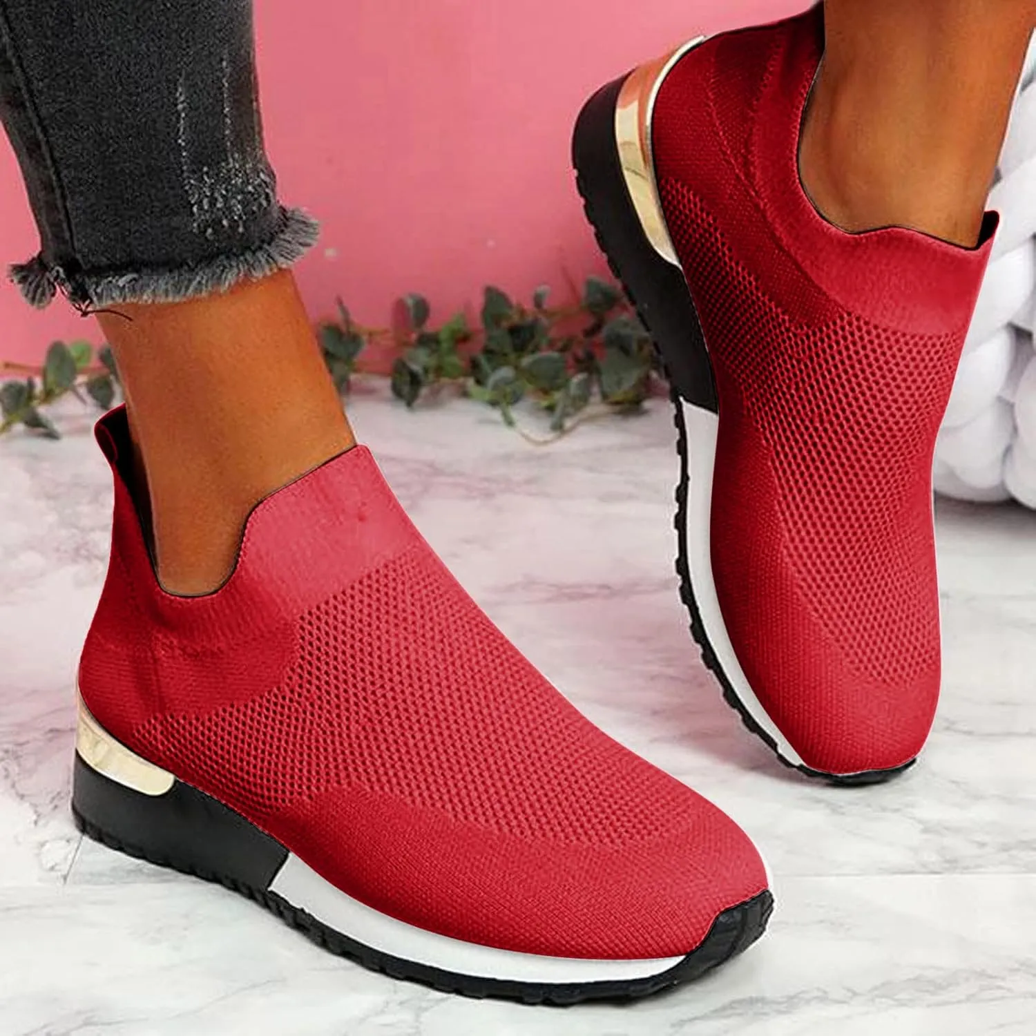 Womens White Tennis Shoes Leather Sneakers Casual Walking Shoes for Women Dressy Tennis Shoes for Women Black Loafers for Women Women's High Top Sneakers